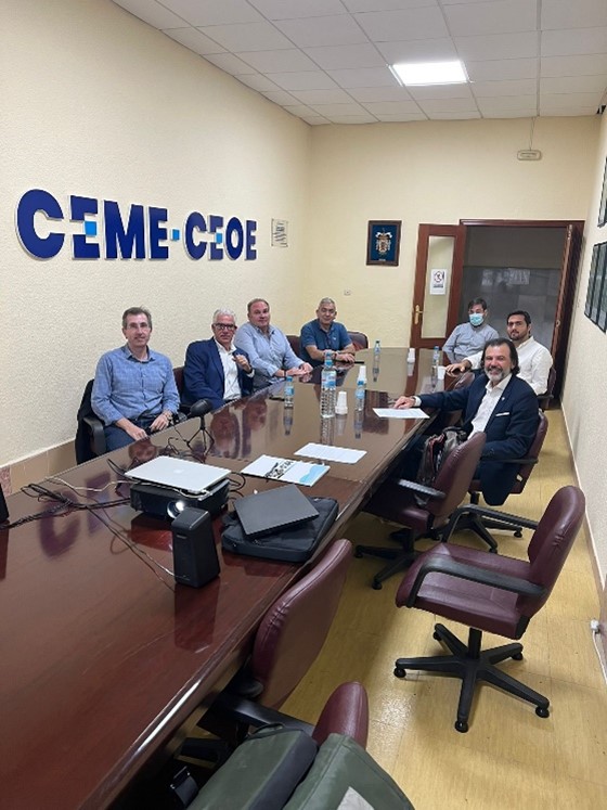Reunión de los representantes de la UGR con los de Confederación de Empresarios de Melilla (CEME)