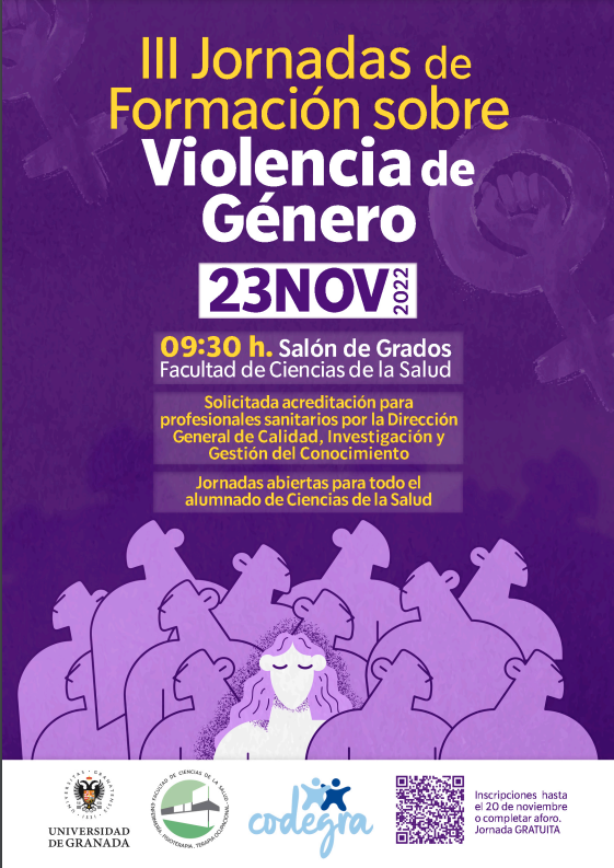 cartel de las III Jornadas de formación sobre Violencia de Género