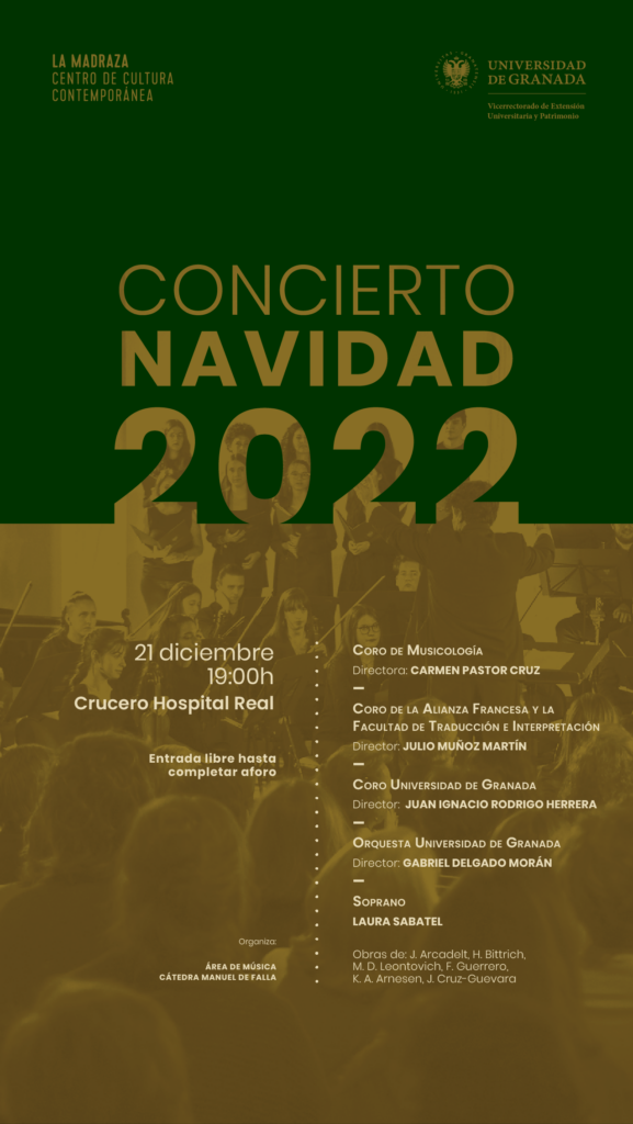 Concierto de navidad de la Universidad de Granada