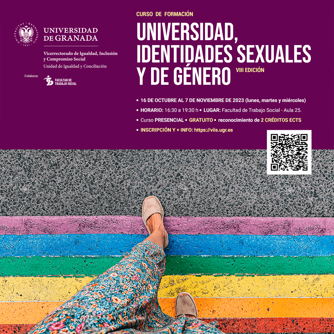 cartel curso “Universidad, Identidades Sexuales y de Género”