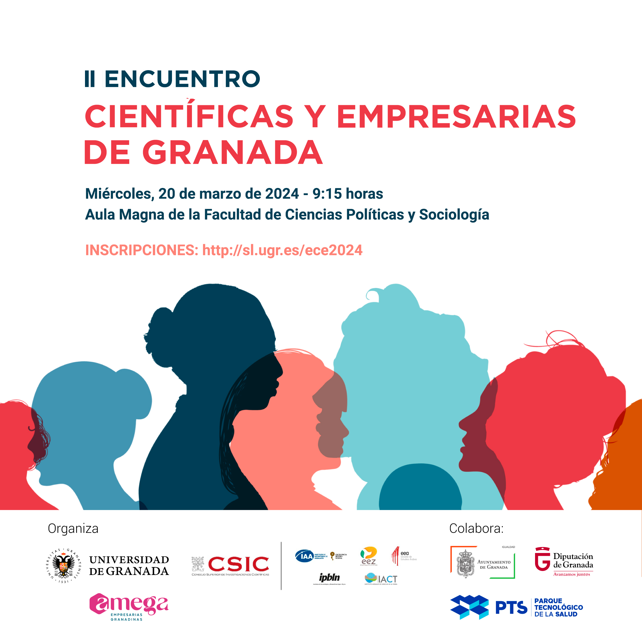cartel II Encuentro Científicas y Empresarias de Granada