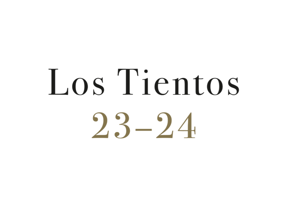 sección del cartel "Los Tientos 2023-2024"