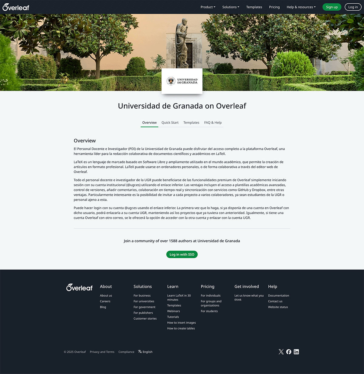 investigación y la docencia colaborativas con el acceso completo a Overleaf