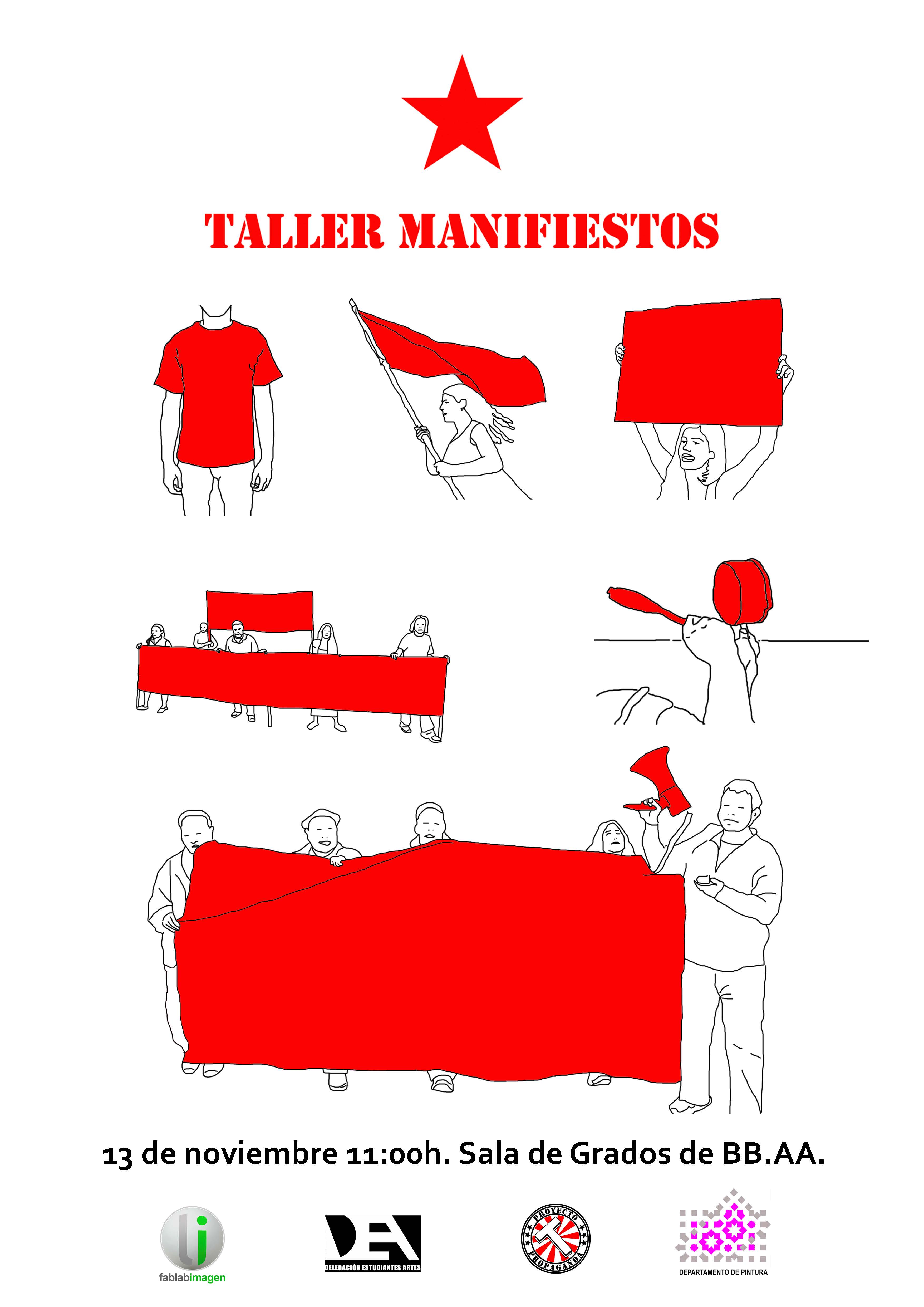 Taller “Manifiestos” en la Facultad de Bellas Artes