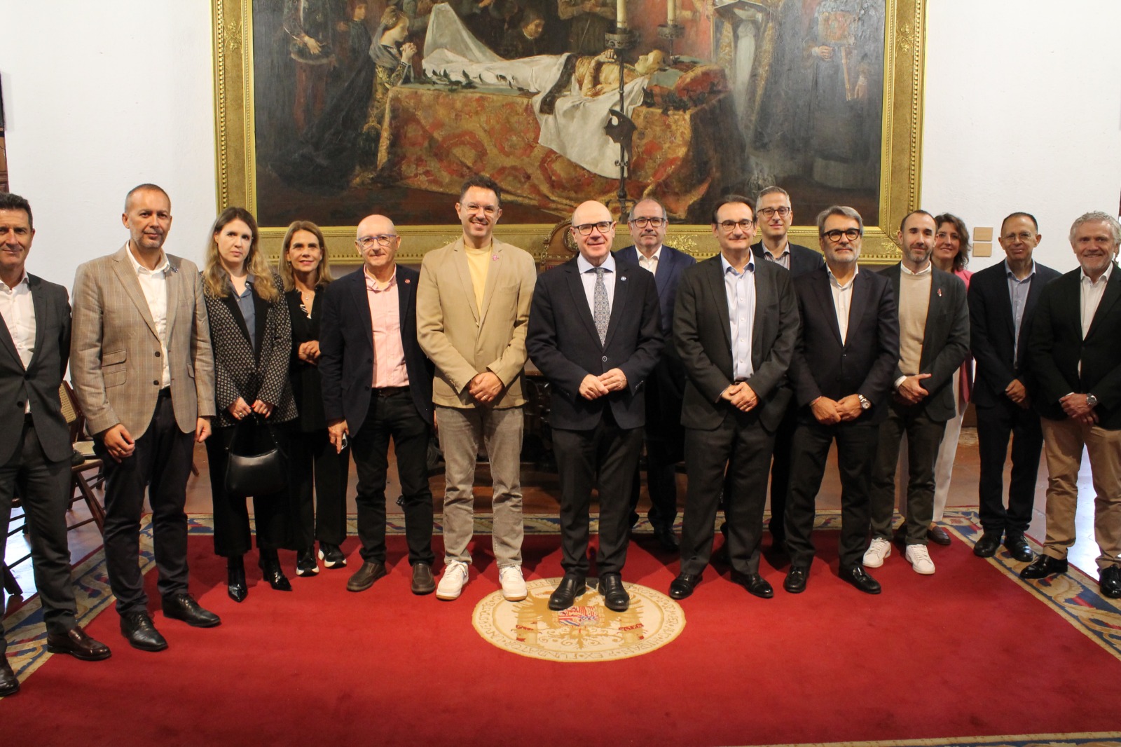 La Junta Directiva de la Cámara de Comercio Alemana en España visita la UGR