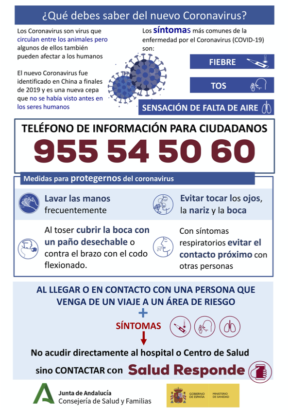 Infografía CoronaVirus Andalucia