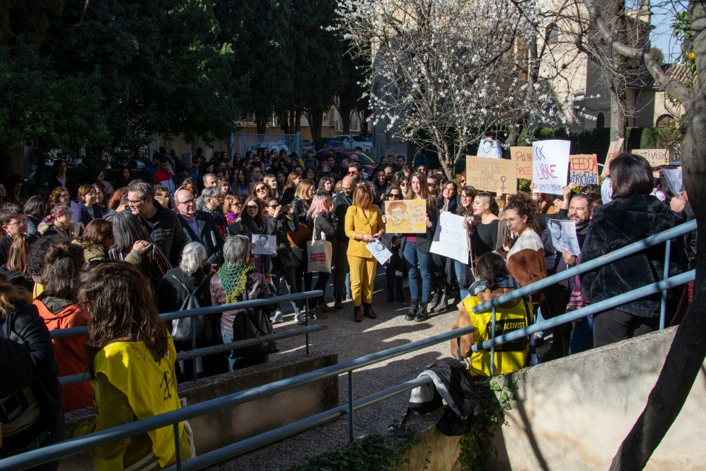 A large rally