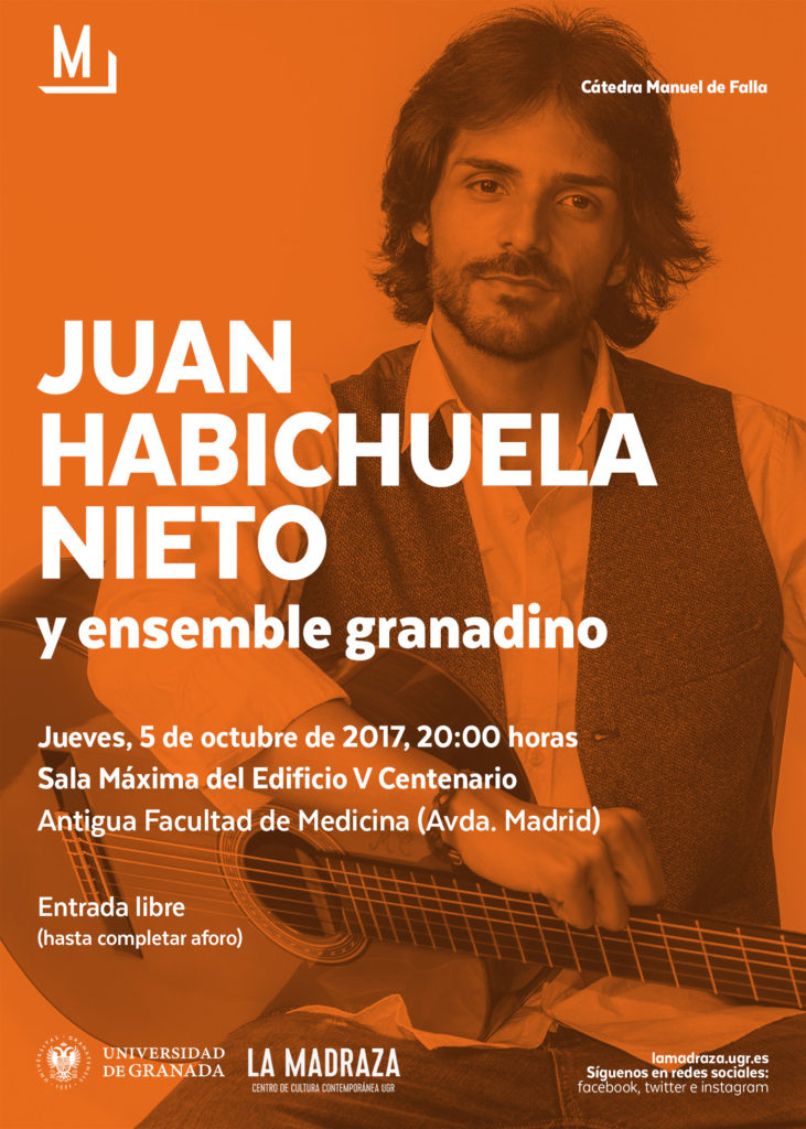 cartel del concierto de juan habichuela