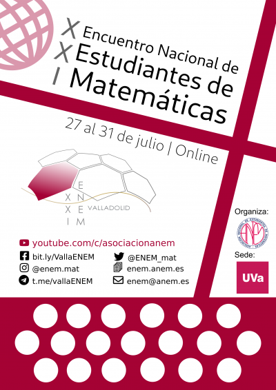 Cartel del Encuentro Nacional de Estudiantes de Matemáticas 2020