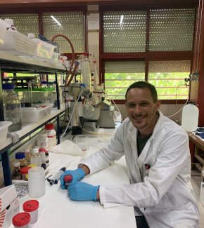 A researcher in a lab