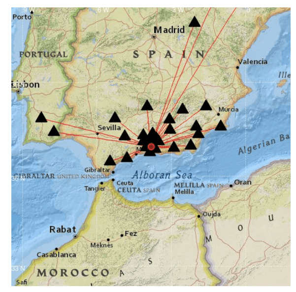 Terremoto 08 diciembre 2020, al NE. de Jayena (Granada)