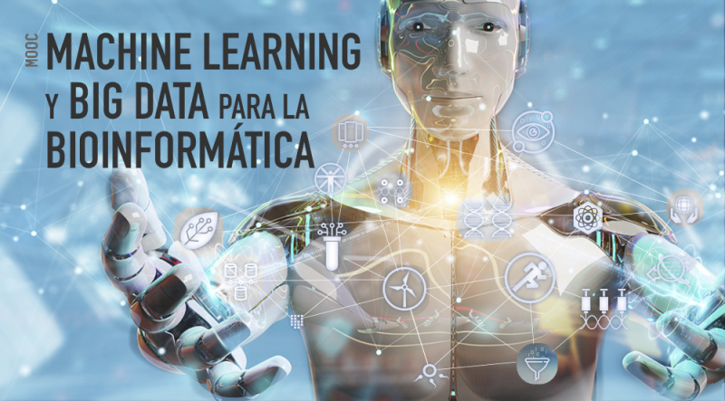 cartel MOOC Machine Learning y Big Data para la Bioinformática