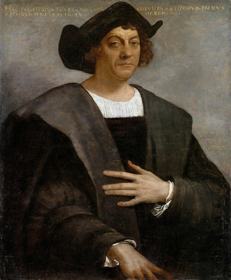 retrato de Cristobal Colón