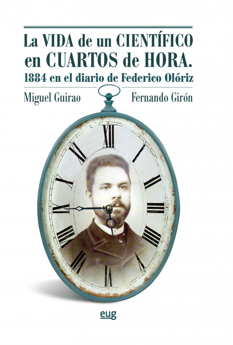 Federico Oloriz como fondo un reloj ovalado