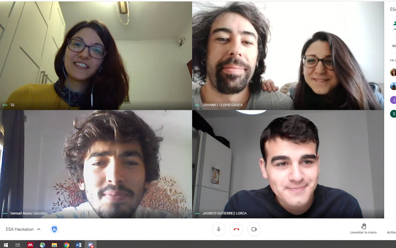 Sesión de trabajo virtual del Team Granada