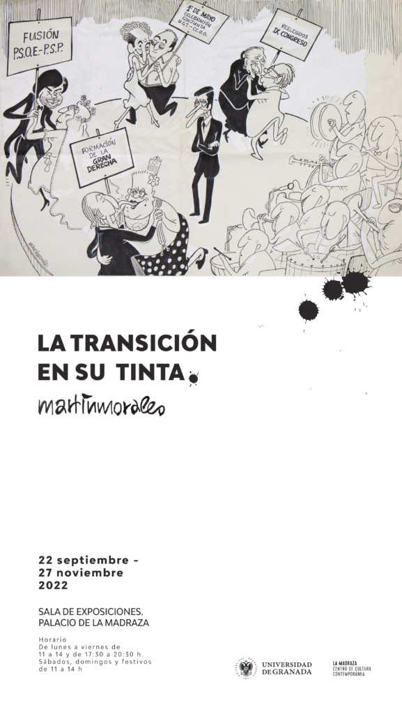 CARTEL exposición ‘La Transición en su tinta. Martínmorales’