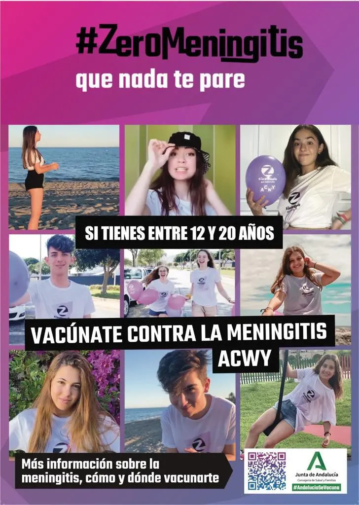 cartel de la campaña de vacunación