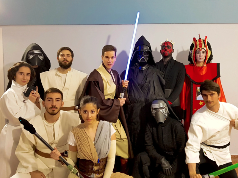 participantes en el proyecto de gamificción “Star Wars: los primeros Jedi