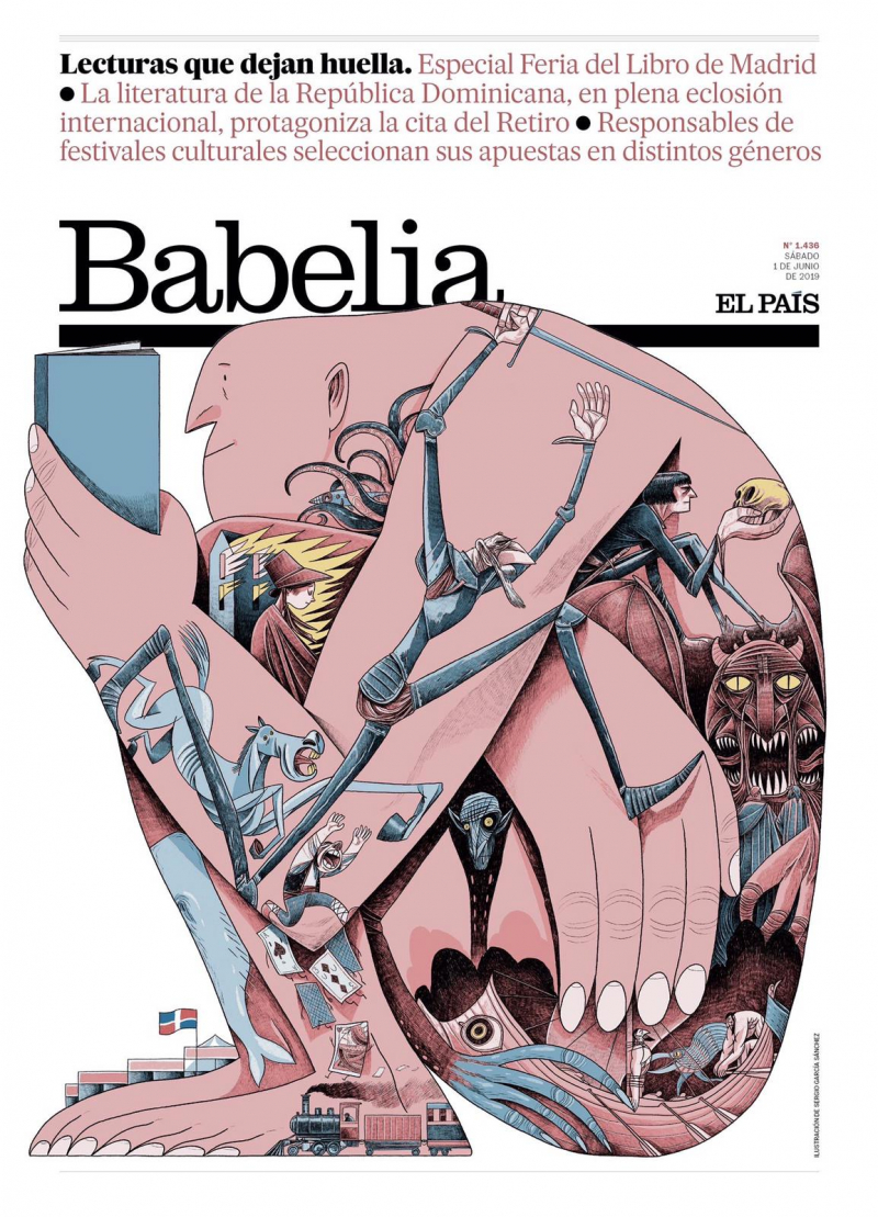 Sergio García, profesor de la Facultad de Bellas Artes, premiado por una ilustración para  la portada del suplemento ‘Babelia’