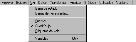 Muestre las etiquetas de valor