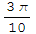 (3 π)/10