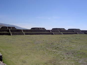 Teotihuacán. Vista parcial de la Ciudadela. Estado de México