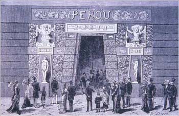 Pabellón peruano. Exposición París, 1878