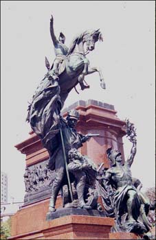 Daumas. Monumento a San Martín, 1862 (Buenos Aires, Argentina)