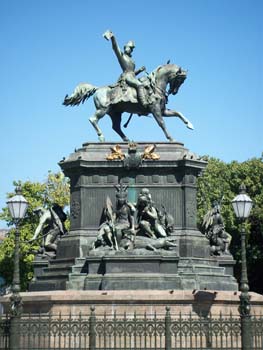 Louis Rochte. Monumento a Pedro I (Río de Janeiro, 1862)