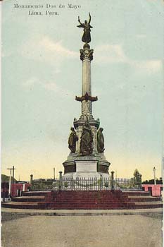 Luis León Cugnot. Monumento al 2 de mayo, 1874 (Lima, Perú)