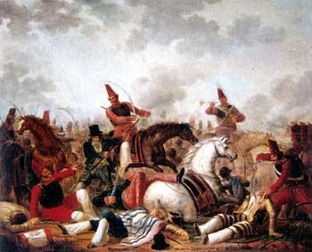 Carlos Morel. Combate de caballería, 1830