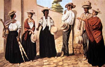 Carmelo Fernández. Tipos colombianos, 1851
