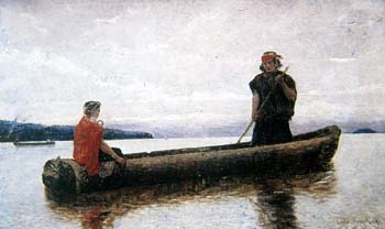 Ernesto Molina. Lago Villarrica, 1898