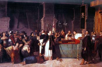 Luis Montero. Los funerales de Atahualpa, 1864