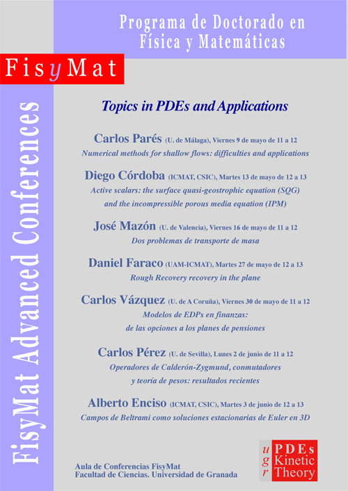 Topics in PDEs and Applications, 2013